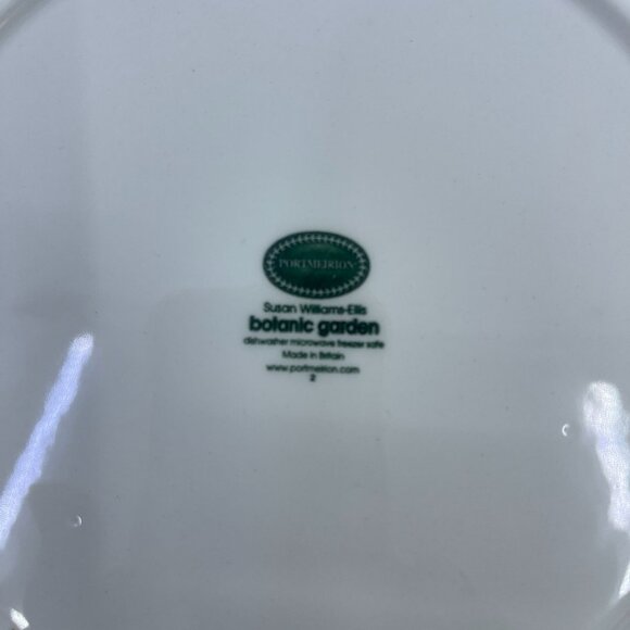 portmeirion botanic garden collection salad plate "rosa canina dog rose" pattern - Picture 8 of 8